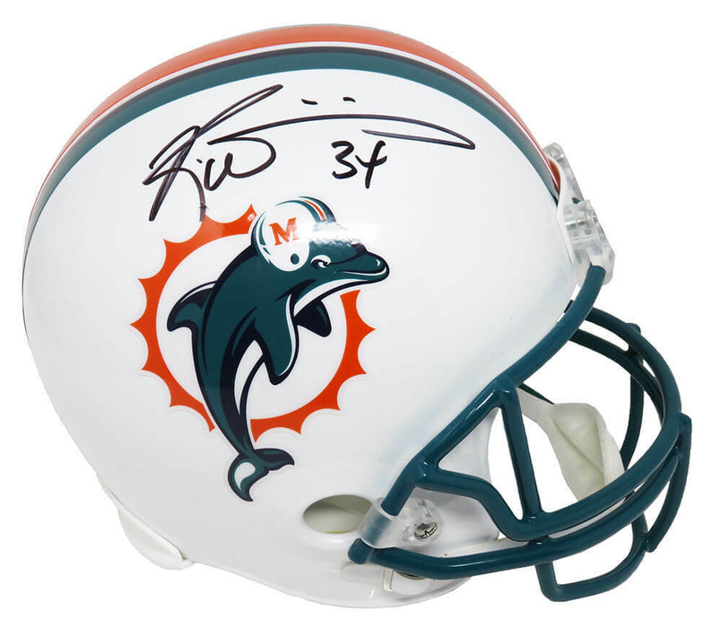 Ricky Williams Miami Dolphins Signed Riddell Full Size Replica Helmet (SCHWARTZ)
