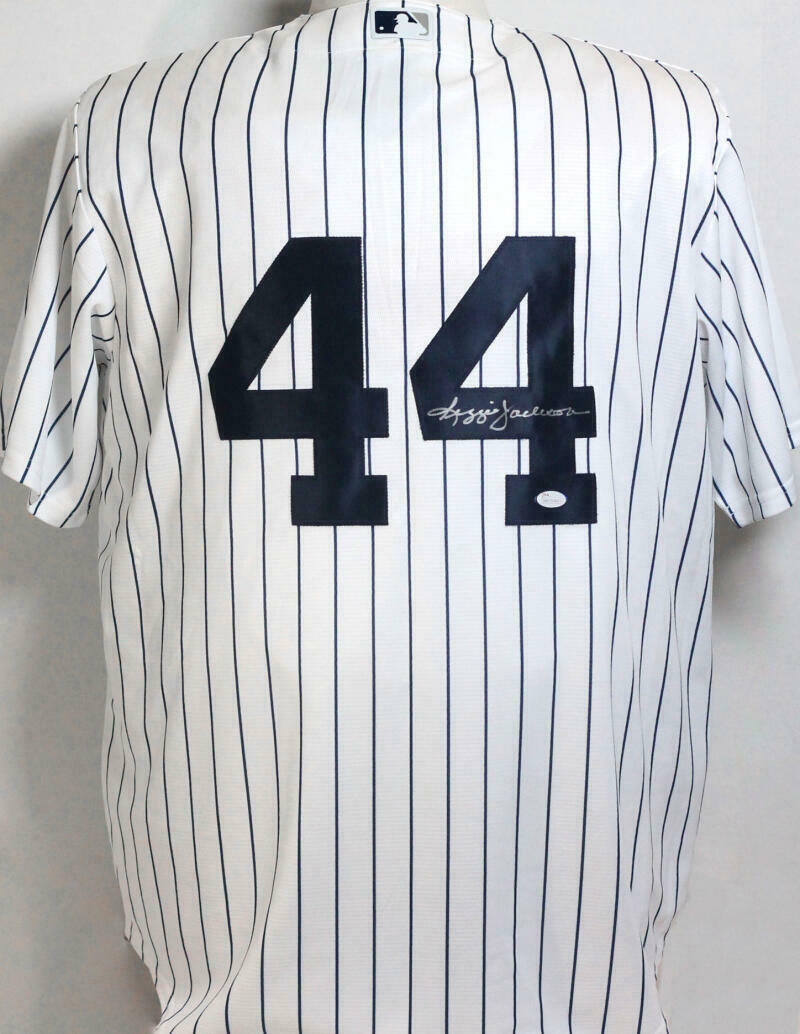 Reggie Jackson Autographed Authentic New York Yankees Batting Helmet signed  JSA