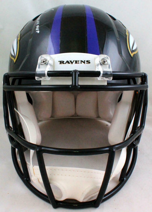 Joe Flacco Baltimore Ravens Signed Speed Authentic F/S Helmet w/ SB MVP (JSA COA)