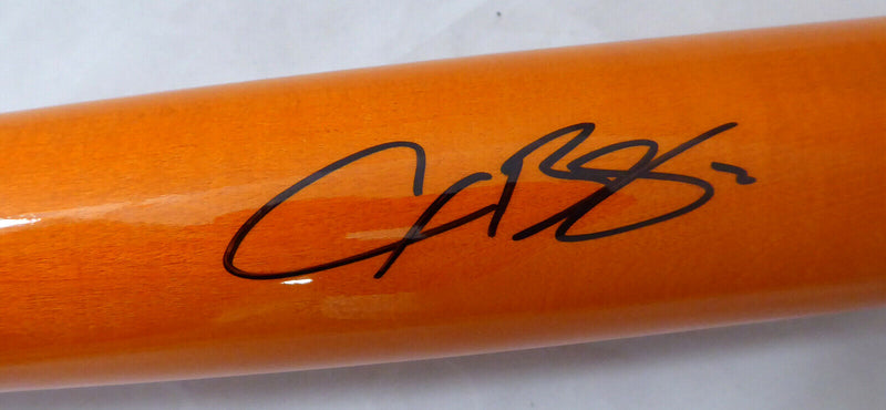 ALEX BREGMAN HOUSTON ASTROS AUTOGRAPHED ORANGE MARUCCI GAME MODEL BAT 185860 (BAS COA)
