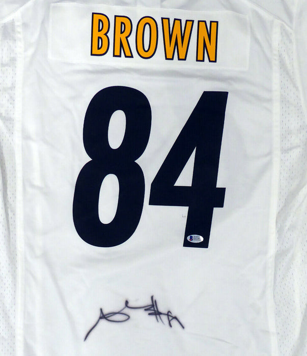 Antonio Brown Pittsburgh Steelers Signed White Nike Jersey Size XL 126636 (BAS COA)