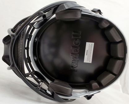 STEVE ATWATER DALLAS COWBOYS LUNAR ECLIPSE FULL SIZE HELMET QR 192617 (BAS COA)