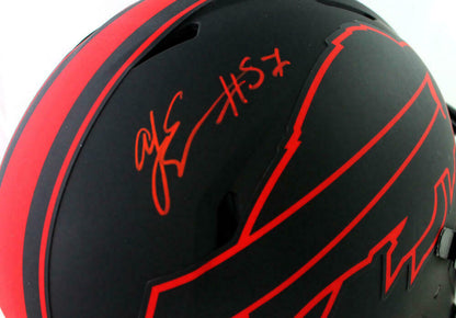 AJ Epenesa Buffalo Bills Signed F/S Eclipse Authentic Helmet (BAS COA), , 