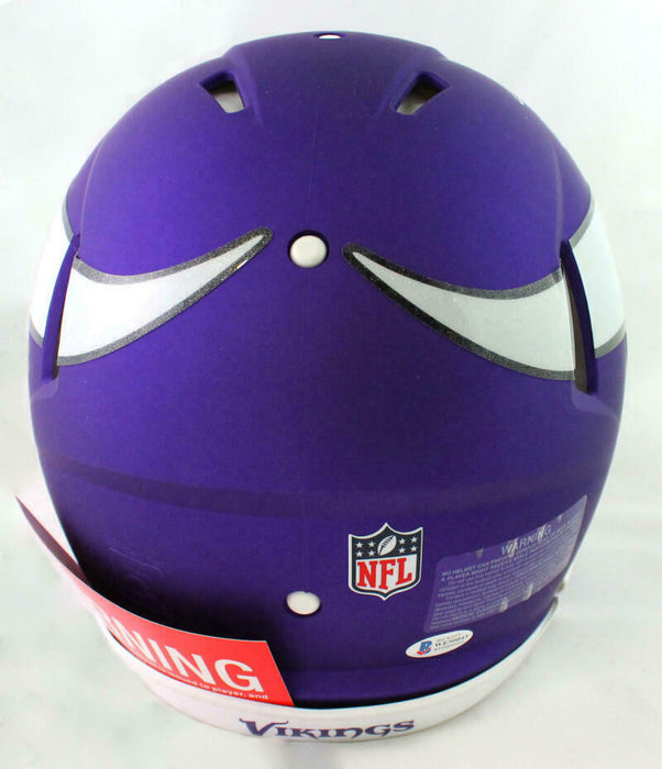 Justin Jefferson Minnesota Vikings Signed Vikings Full-sized Speed Authentic Helmet (BAS COA)