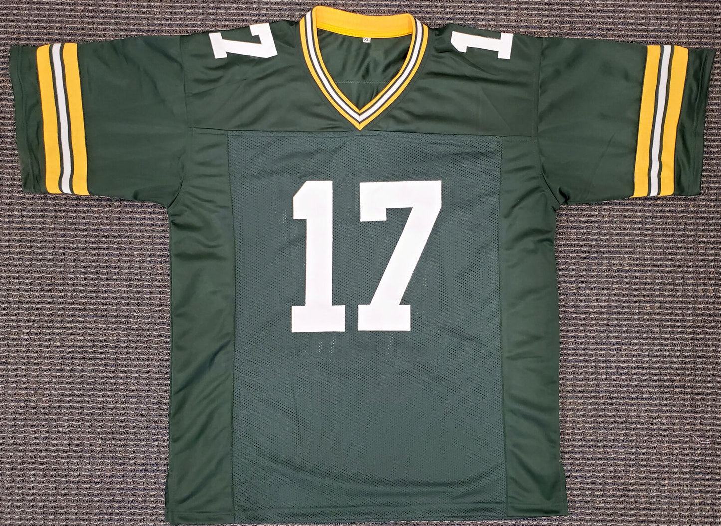 DAVANTE ADAMS GREEN BAY PACKERS AUTOGRAPHED SIGNED GREEN JERSEY QR 193782 (BAS COA)