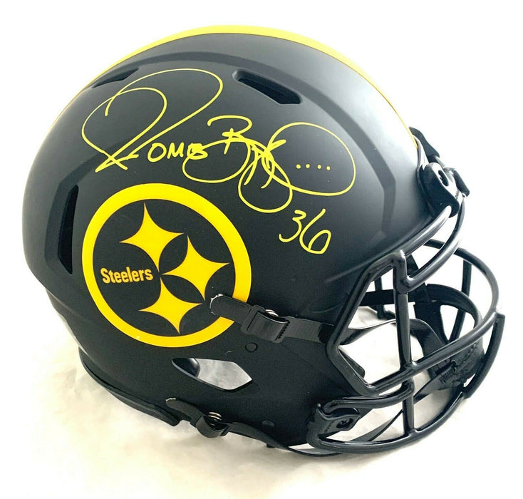 Jerome Bettis Pittsburgh Steelers Signed Steelers Full-sized Eclipse Speed Authentic Helmet #WG30875 (BAS COA)
