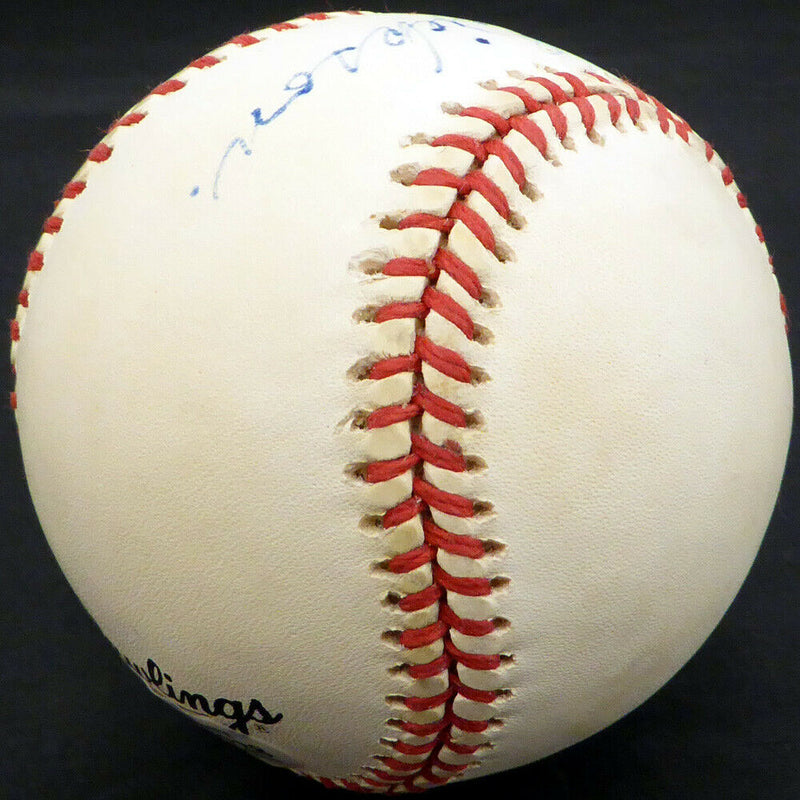 Dick "Leif" Errickson Autographed NL Baseball Cubs, Boston Braves (BAS COA)