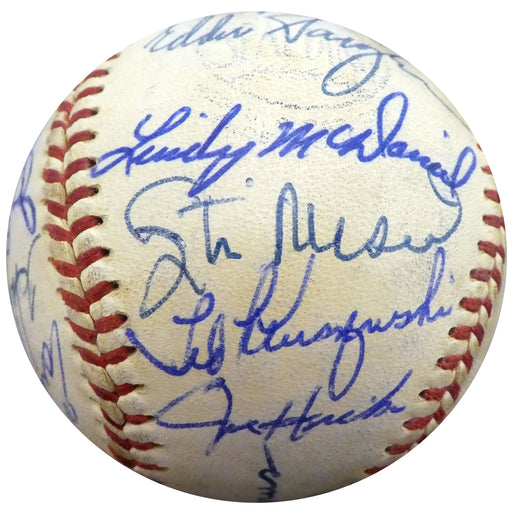1960 Cardinals St. Louis Cardinals Signed Baseball with 24 Signatures A52625 (BAS COA), , 