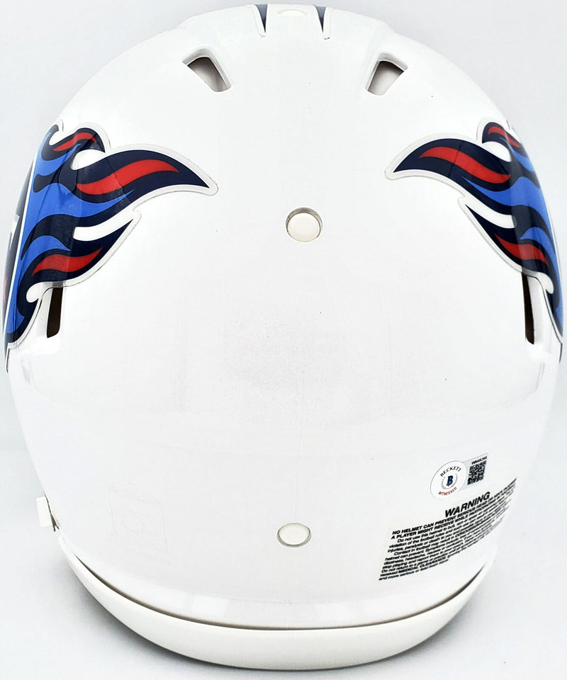 Eddie George Tennessee Titans Signed F/S Authentic Helmet 96 ROY 197132 (BAS COA)