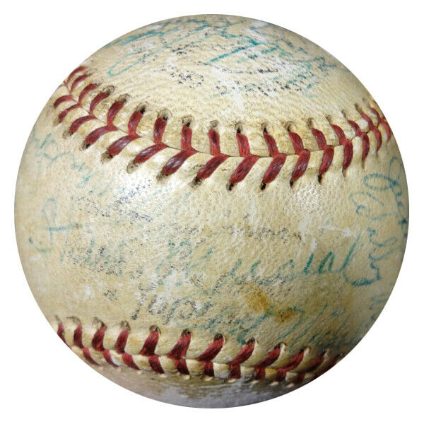1956 Cardinals St. Louis Cardinals Signed Baseball with 33 Signatures AA08273 (PSA COA), , 