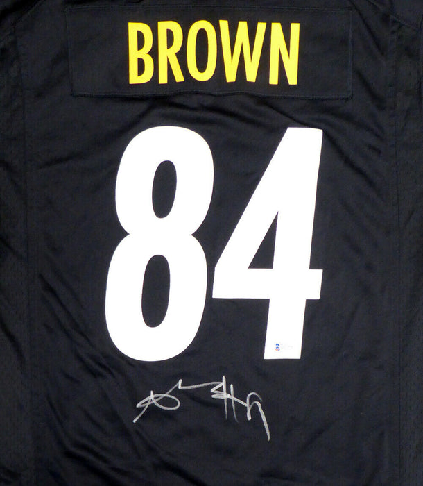 Antonio Brown Pittsburgh Steelers Signed Black Nike Jersey Size XL 126635 (BAS COA)