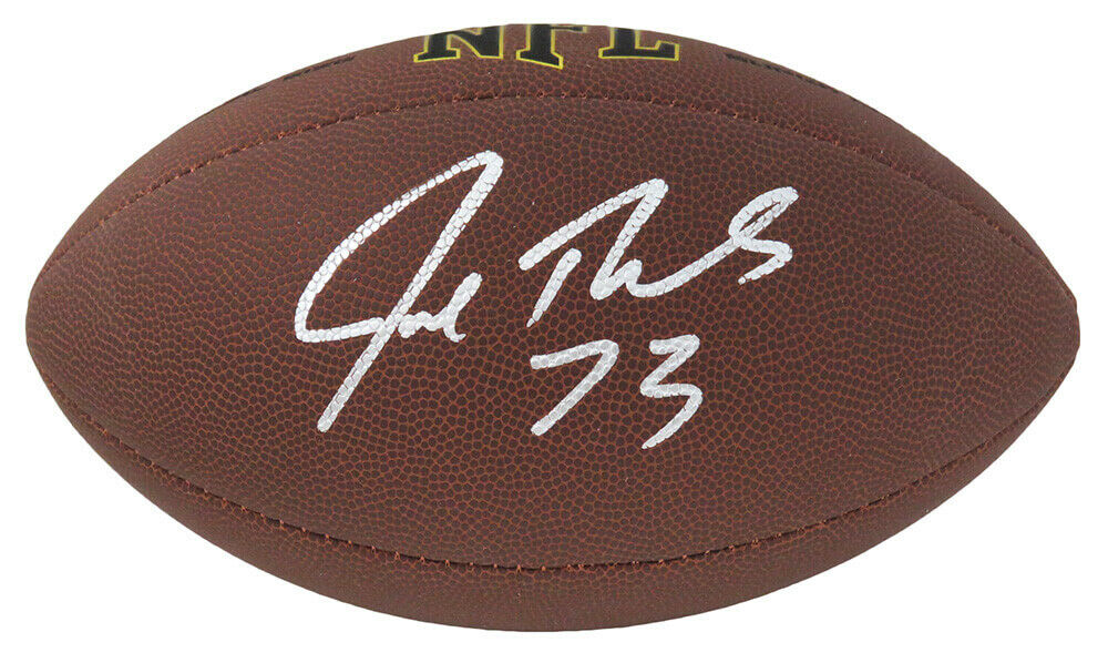 Joe Thomas Cleveland Browns Signed Wilson Super Grip Full Size NFL Football (SS COA)