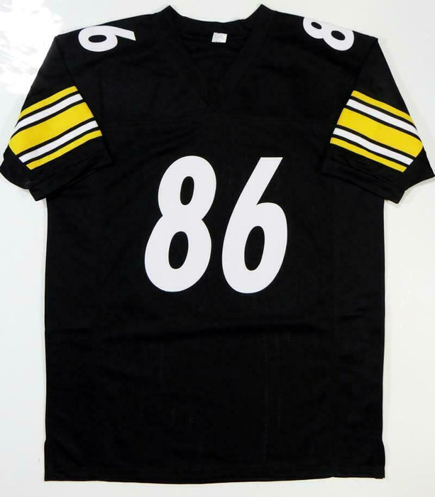 Hines Ward Pittsburgh Steelers Signed Black Pro Style Jersey *6 (JSA COA)