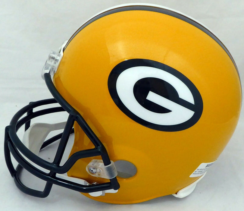 AARON RODGERS GREEN BAY PACKERS AUTOGRAPHED SIGNED PACKERS FULL SIZE HELMET 191018 (BAS COA), , 