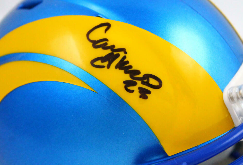 Cam Akers Los Angeles Rams Signed 2020 Speed Mini Helmet BAS COA (St. Louis)