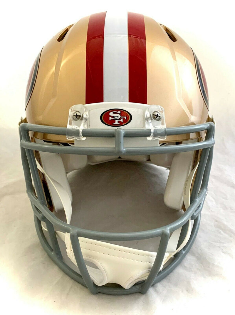 Jeff Garcia San Francisco 49ers Signed 49ers Full-sized Speed Authentic Helmet #WG92563 (BAS COA)