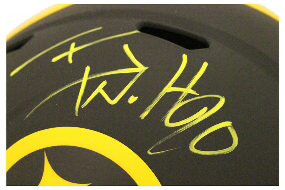 TJ Watt Pittsburgh Steelers Signed Pittsburgh Steelers Full-sized Eclipse Helmet 28475 (JSA COA)