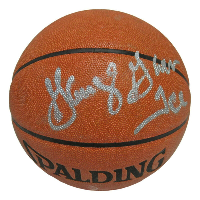 George Gervin Signed Autographed Basketball "Ice" San Antonio Spurs AJ55869 PSA/DNA COA