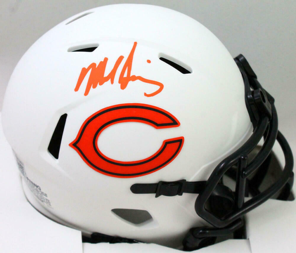 Mike Singletary Chicago Bears Signed Lunar Speed Mini Helmet (BAS COA)