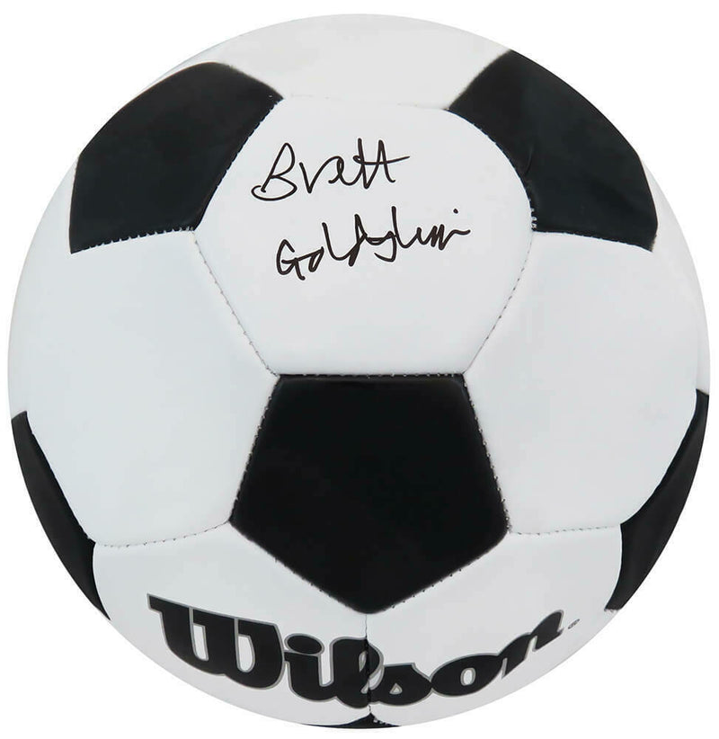 Brett Goldstein Soccer Signed Wilson B&W Size 5 Soccer Ball (SCHWARTZ)