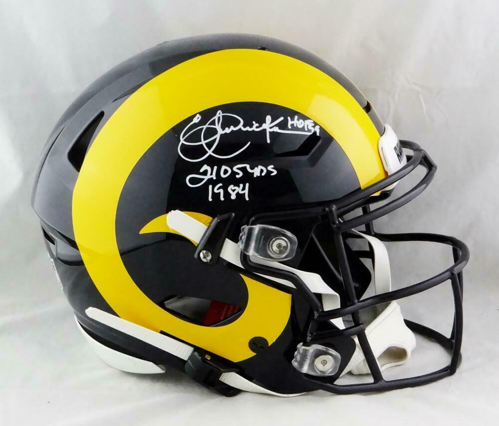 Eric Dickerson Autographed Signed Los Angeles Rams Speed Mini