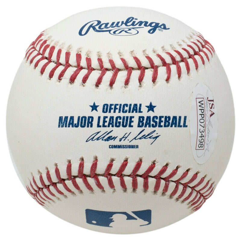 Dennis Eckersley Oakland Athletics Signed Oakland Athletics ML Baseball with HOF 2004 WPP073498 (JSA COA)