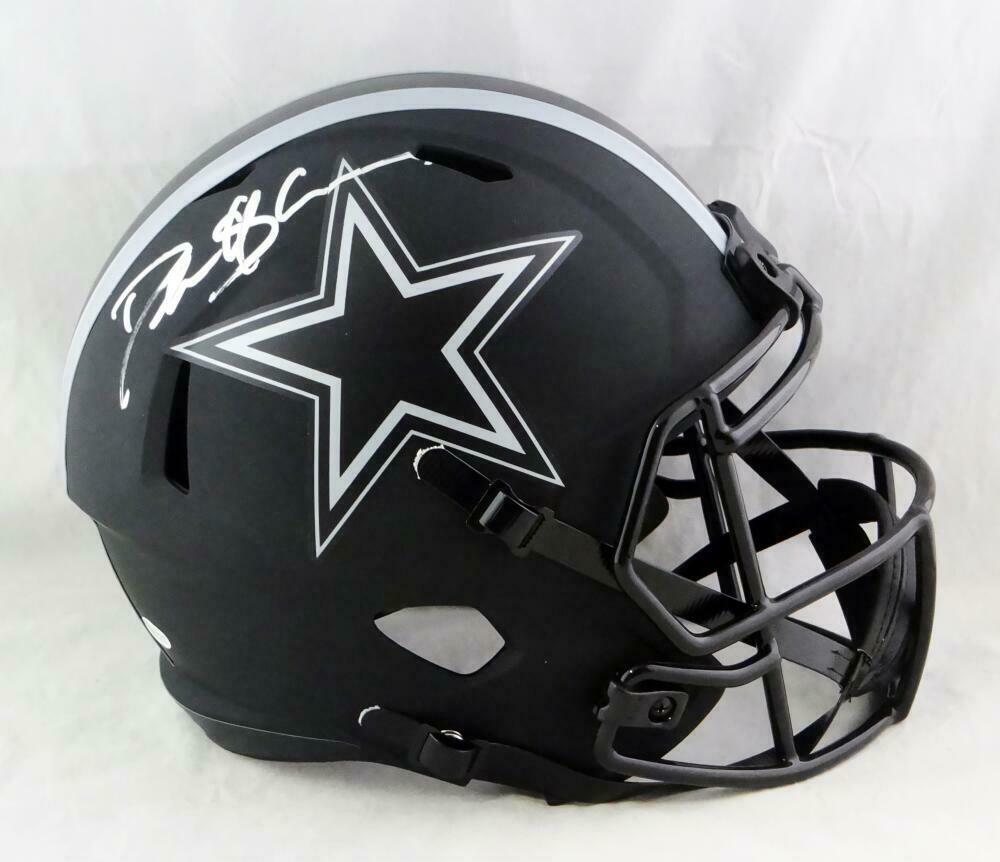 Deion Sanders Dallas Cowboys Signed F/S Eclipse Speed Helmet (BAS COA)