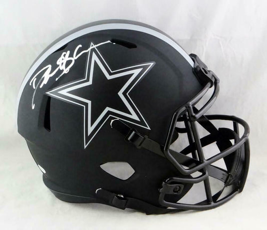 Deion Sanders Dallas Cowboys Signed F/S Eclipse Speed Helmet (BAS COA)