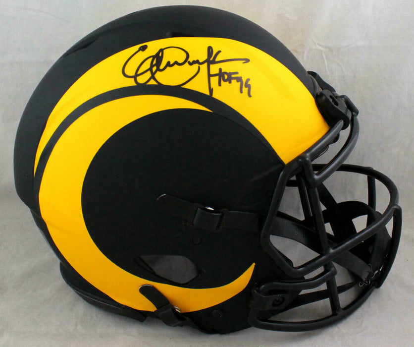 Eric Dickerson Los Angeles Rams Signed F/S Eclipse Authentic Helmet w/HOF BAS COA (St. Louis)