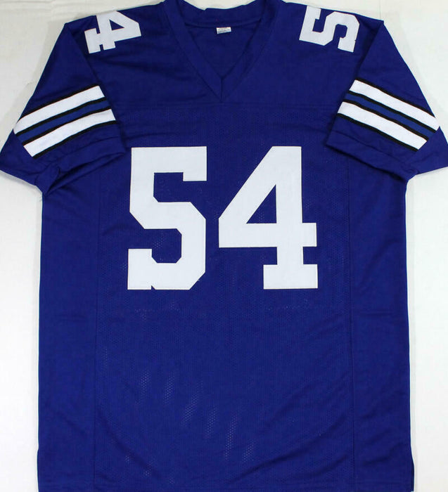 Randy White Autographed Blue Pro Style Jersey w/HOF (BAS COA)