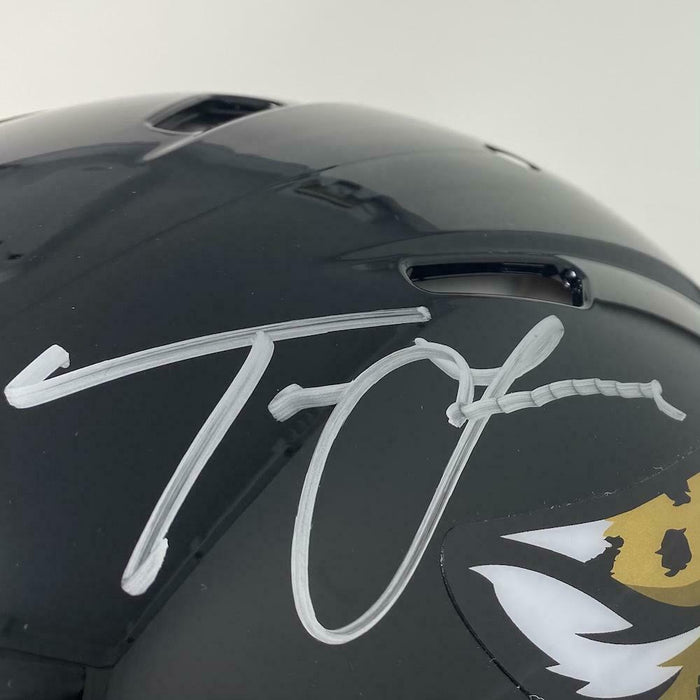 Trevor Lawrence Jacksonville Jaguars Signed '#1 Pick' Authentic Helmet (FAN COA)