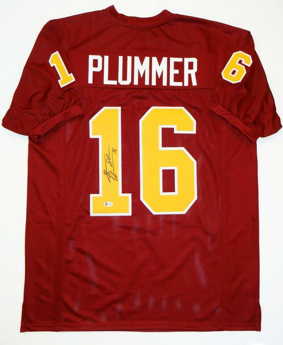 Jake Plummer Autographed Maroon College Style Jersey (BAS COA)