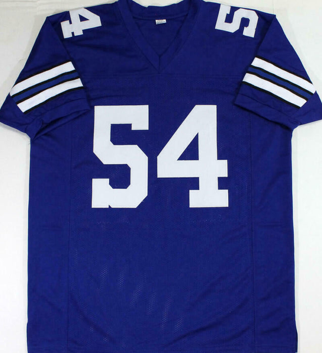 Randy White Autographed Dallas Cowboys Blue Pro Style Jersey w/HOF - (BAS COA)