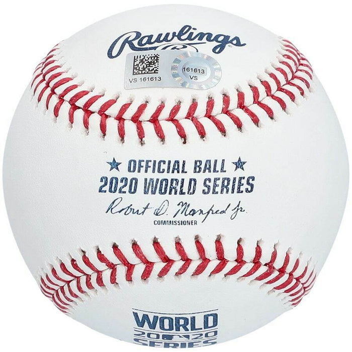 Walker Buehler Los Angeles Dodgers Signed World Series Baseball FAN COA (Brooklyn)