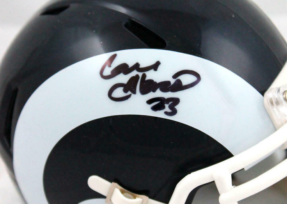 Cam Akers Los Angeles Rams Signed Speed Mini Helmet BAS COA (St. Louis)