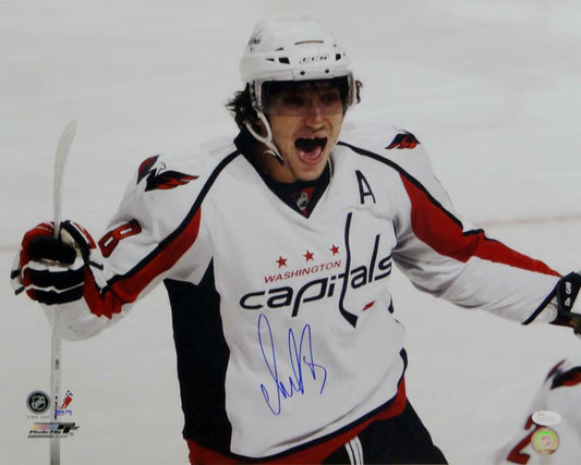 Alexander Ovechkin Washington Capitals Signed Capitals 16x20 Close Up PF Photo *Blue (JSA COA)