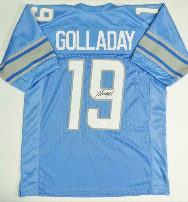 Kenny Golladay Autographed Blue Pro Style Jersey (JSA COA)