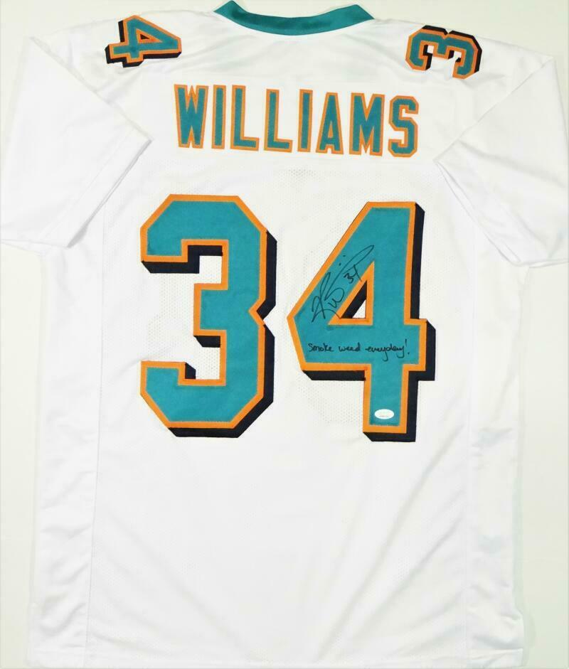 Miami Dolphins Jason Taylor Autographed Pro Style Orange Jersey