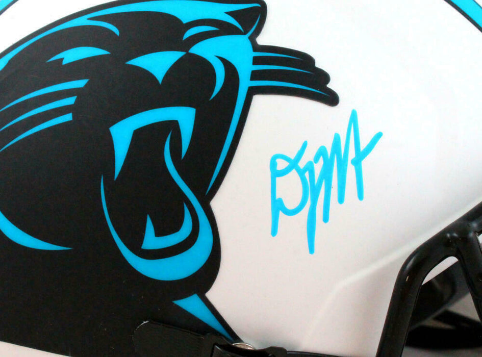 DJ Moore Carolina Panthers Signed Lunar Speed Helmet (BAS COA)