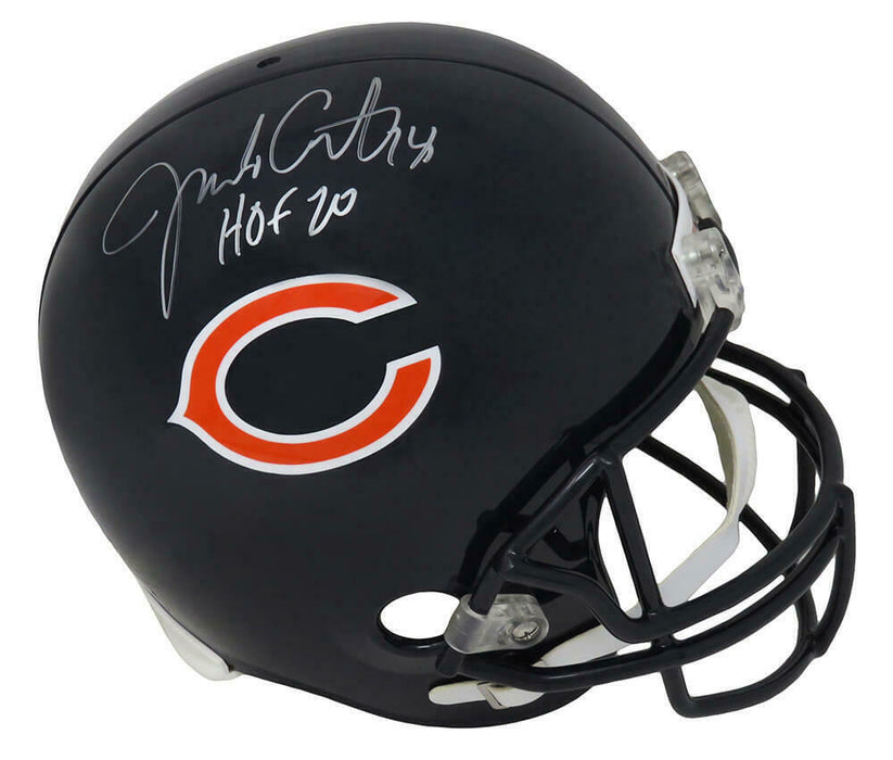 Jim Covert Chicago Bears Signed Riddell Full Size Replica Helmet w/HOF'20 (SS COA)