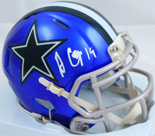 Amari Cooper Signed Dallas Cowboys Flash Speed Mini Helmet-(BAS COA)