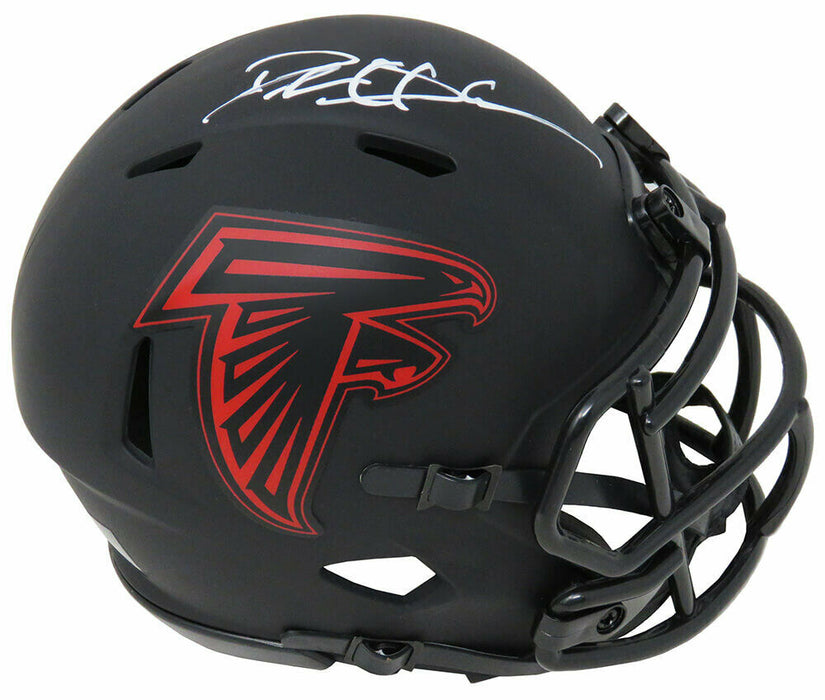 Deion Sanders Atlanta Falcons Signed Eclipse Riddell Speed Mini Helmet (SS COA)