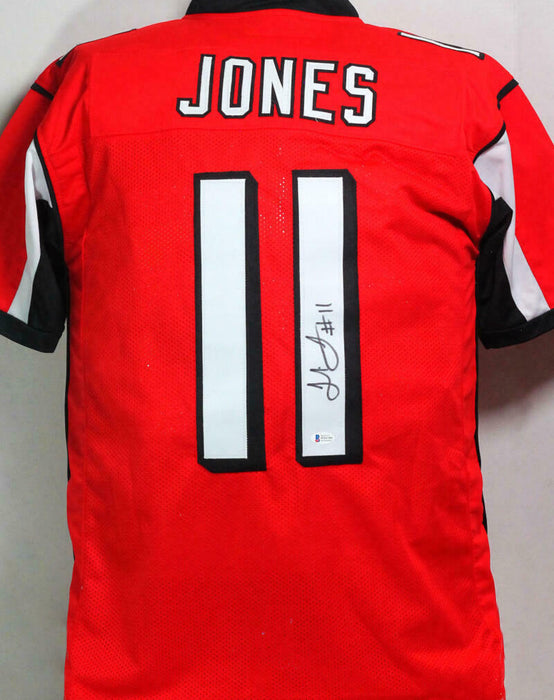 Julio Jones Autographed 2019 Red Pro Style Jersey (BAS COA)