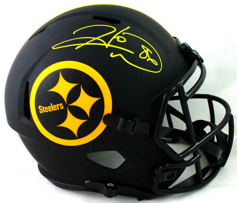 Hines Ward Pittsburgh Steelers Signed Steelers Full-sized Eclipse Replica Helmet *Yellow (BAS COA)