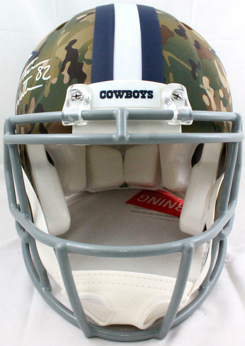 Jason Witten Autographed Dallas Cowboys F/S Camo Speed Authentic Helmet- BAS COA