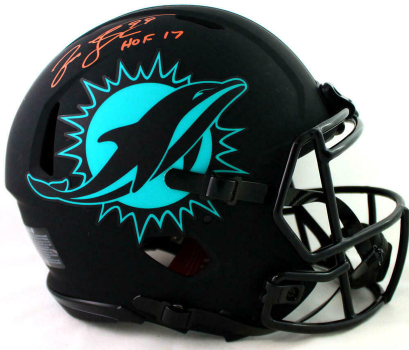 Jason Taylor Miami Dolphins Signed Miami Dolphins Eclipse Authentic Helmet with HOF (JSA COA)