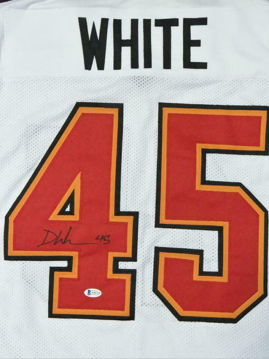 Devin White Tampa Bay Buccaneers Signed White Pro Style Jersey (BAS COA)