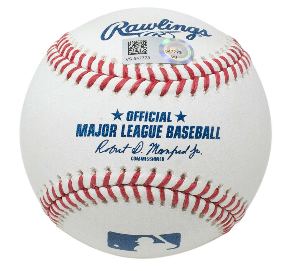 Mike Trout Los Angeles Dodgers Signed MLB Baseball The Kid MLB Hologram (JSA COA)