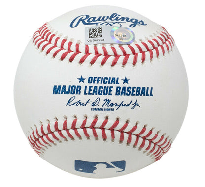 Mike Trout Los Angeles Dodgers Signed MLB Baseball The Kid MLB Hologram (JSA COA)