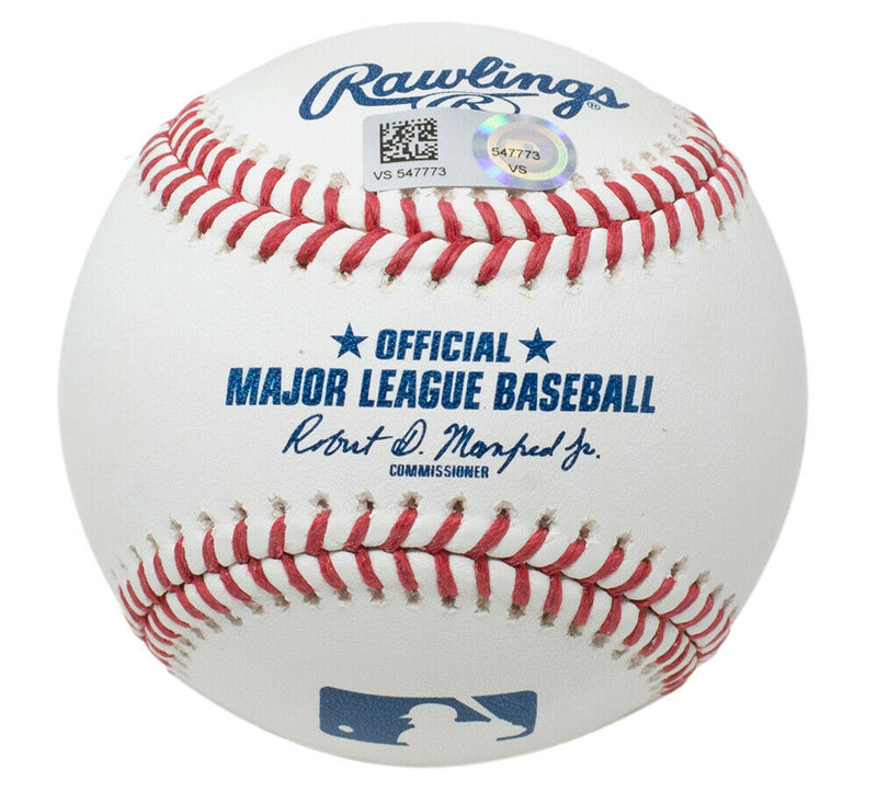 Mike Trout Los Angeles Dodgers Signed MLB Baseball The Kid MLB Hologram (JSA COA)